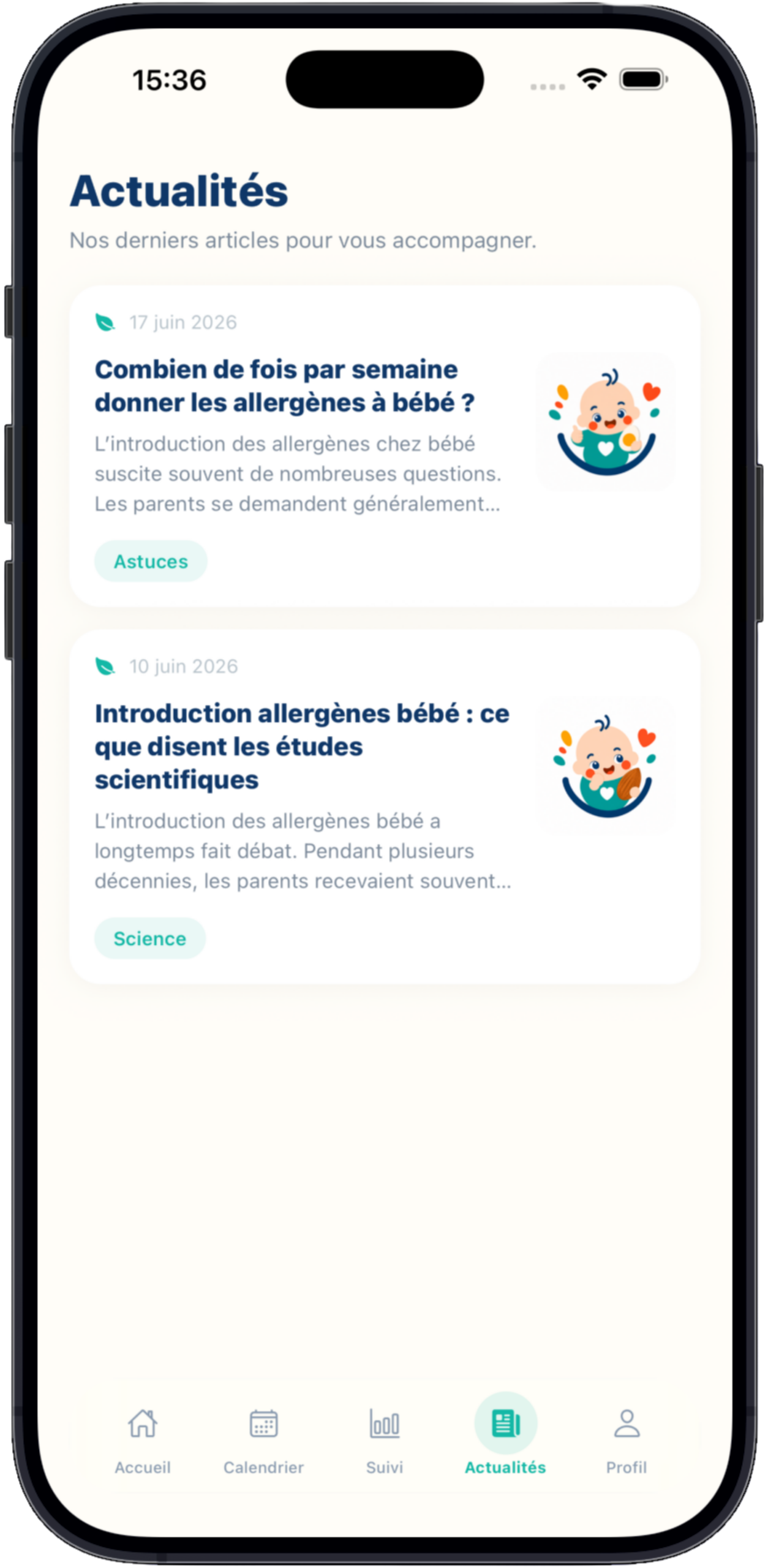 4- Actualités